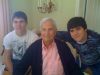 Bill with his grandsons Jordan and Tyler